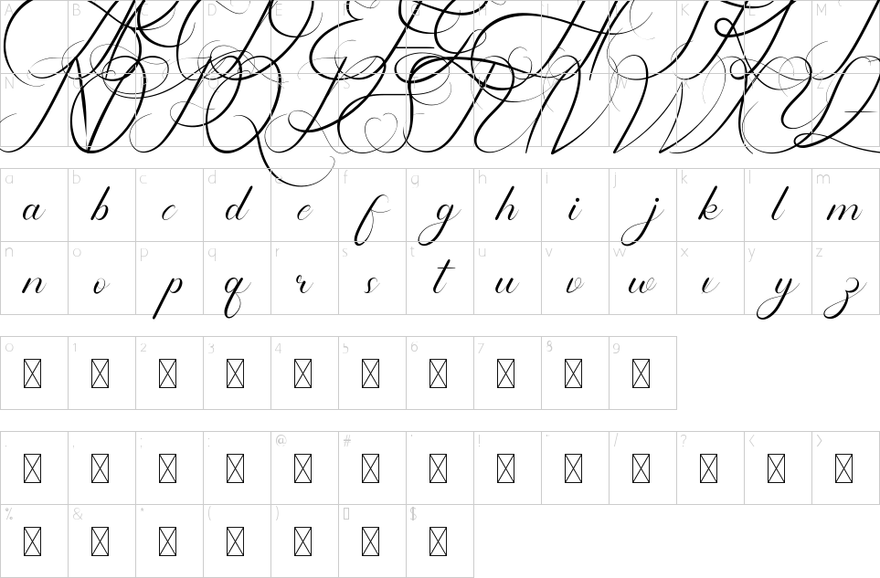 Character Map Shailendra Font